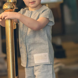 ANN OF NAN BOYS CUFFED SHORTS(2-5Y)