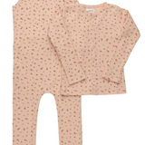 AURORA FLORAL RIB ROMPER (6M-24M)