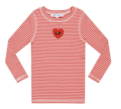 LITTLE PARNI LS STRIPED TSHIRT (5-14Y)