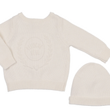 PELUCHE EMBOSSED KNIT CARDIGAN (3M-24M)
