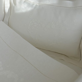 BLANC BABY HEART COVERLET/PILLOW (NB)