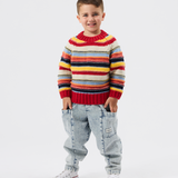 GOLDIE & ACE VINTAGE LINKED SWEATER(2-8Y)
