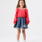 GOLDIE & ACE EMBROIDERED SKIRT (1-6Y)