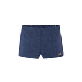 POPELIN WOOLLEN PANELLED SHORTS (2-5Y)