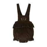 POPELIN CORDUROY ROMPER SUIT W/FRILL (9M-3Y)