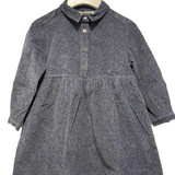 TANGERINE A-LINE COLLAR DRESS (4-14Y)