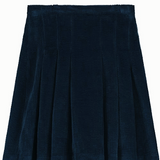 TANGERINE CORDUROY PLEATED MIDI SKIRT (10-16Y)