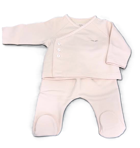 TEDDY & MINOU 2 PIECE SET (1M-6M)