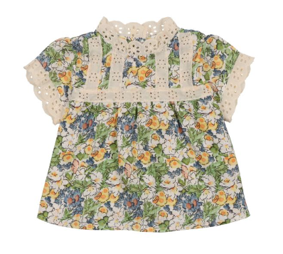 THE NEW SOCIETY BEVERLY BBY BLOUSE(9M-24M)