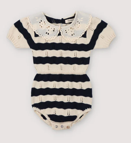 THE NEW SOCIETY MARINA ROMPER (9M-24M)