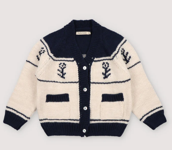 THE NEW SOCIETY OSAKA CARDIGAN (2-16Y)