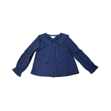 TIA CIBANI BELLA COLLARED BOW TOP (9-16Y)