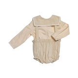 TIA CIBANI TUFTED COMBO COLLAR TOP W/BLOOMERS (12M-24M)