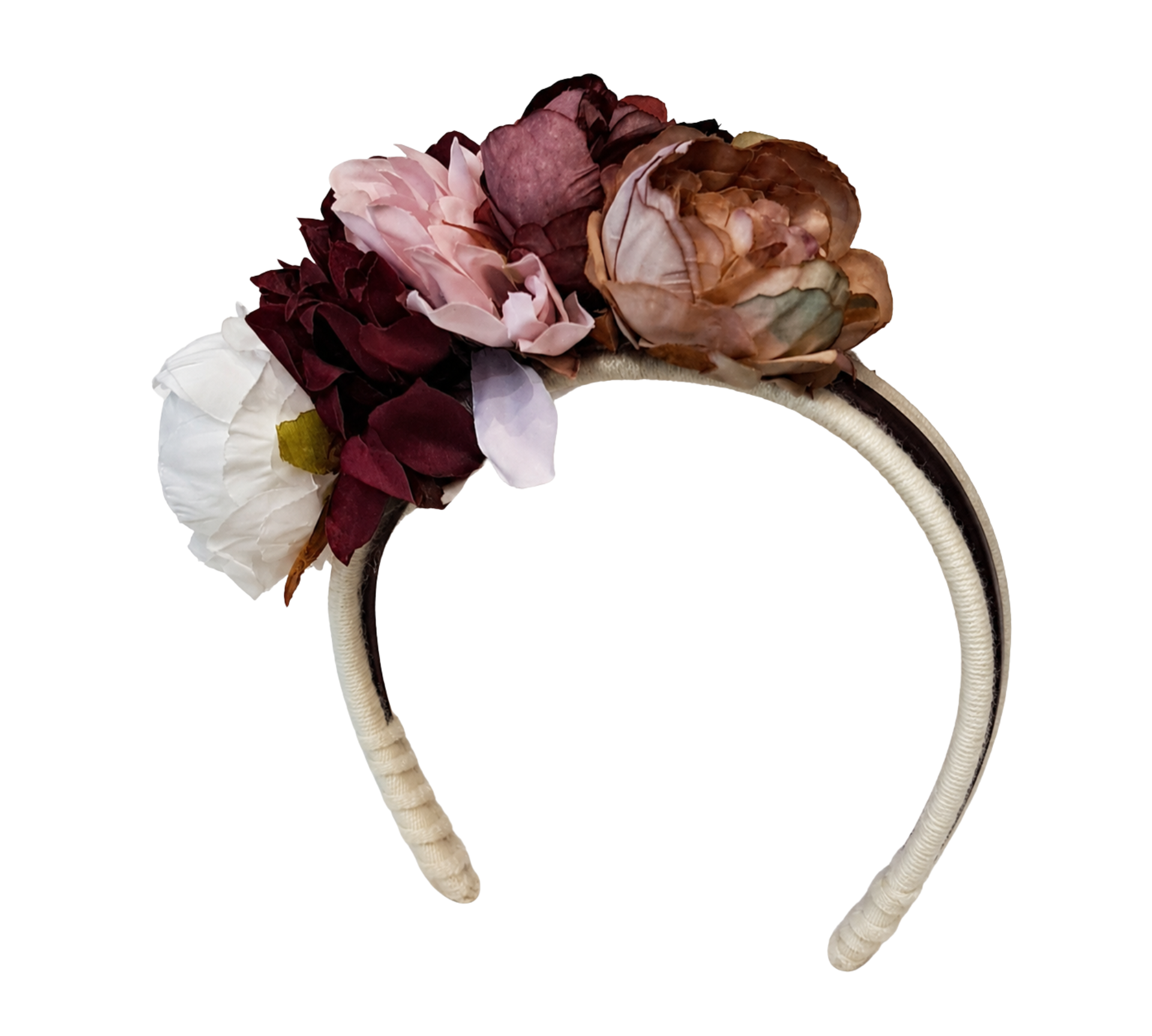 TIA CIBANI ASYMMETRIC FLOWER HEADBAND (OS)