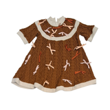 TIA CIBANI MARISOL BOW SWEATER DRESS (2-12Y)