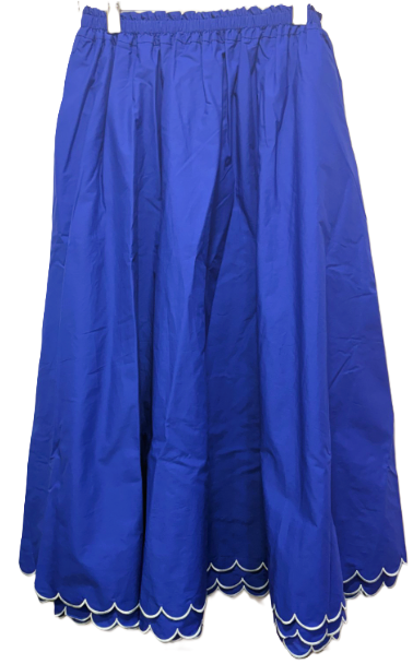 TIA CIBANI LAUREL SCALLOPED TIERED SKIRT (9-16Y)
