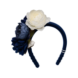 TIA CIBANI ASYMMETRIC FLOWER HEADBAND (OS)