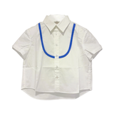 TIA CIBANI BEN OXFORD BIB SHIRT (2-10Y) - Klade Children's Boutique