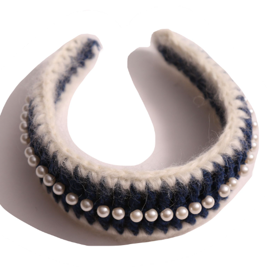 TIA CIBANI BRITTANY PEARL KNIT HEADBAND (OS)