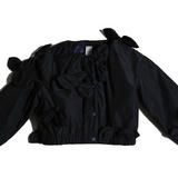 TIA CIBANI ESTRELLA BOW EMB BOMBER (3-16Y)
