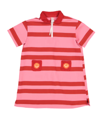 Tia Top in Pink Trim