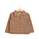 TIE IT LONG SLEEVE COLLARED TOP (2-6Y)