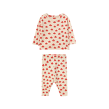 TINY COTTONS MUSHROOMS RIB BABY SET (9M-24M)