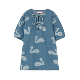 TINY COTTONS BIG SWAN DRESS (2-8Y)
