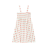 TINY COTTONS CHERRY STRAP DRESS (2-10Y)