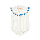 TINY COTTONS STRIPED BOW BODYSUIT (9M-24M)
