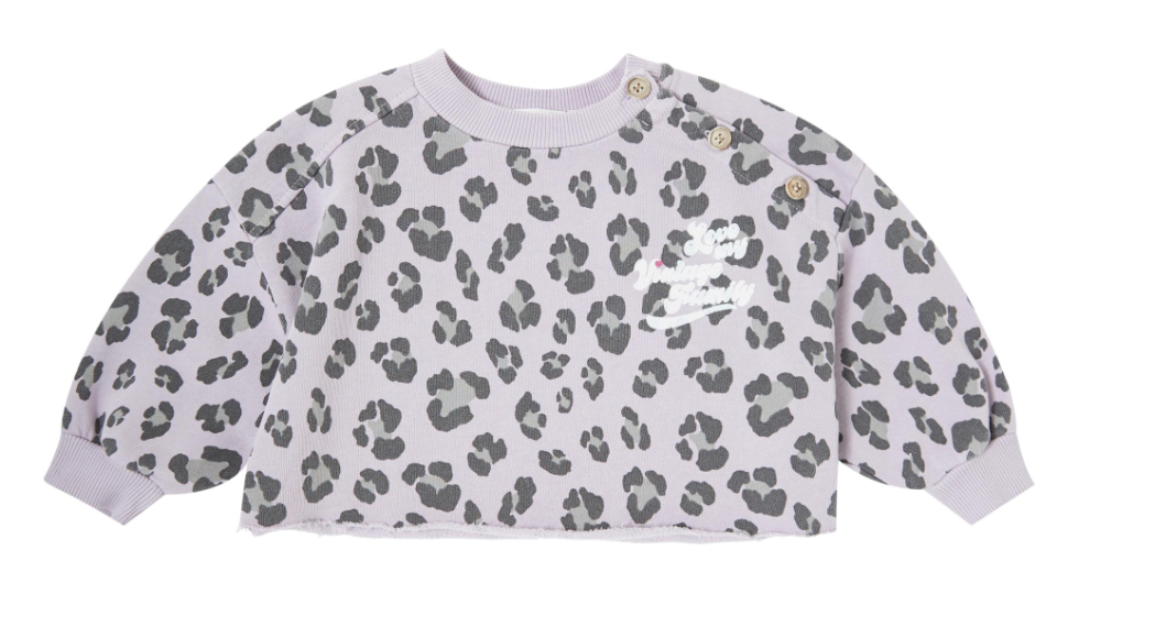 TOCOTO VINTAGE ANIMAL SWEATSHIRT(6M-14Y)