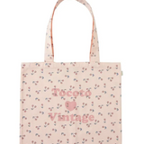 TOCOTO VINTAGE CHERRY PRINT TWILL BAG (OS)