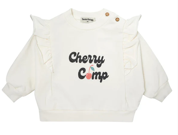 TOCOTO VINTAGE GIRLS SWEATSHIRT (9M-14Y)