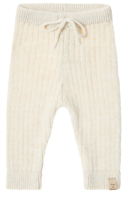 TOCOTO VINTAGE KNITTED LEGGINGS (3M-2Y)