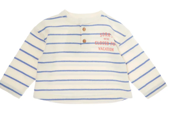 TOCOTO VINTAGE SS BABY STRIPED TSHIRT(12M-2Y)