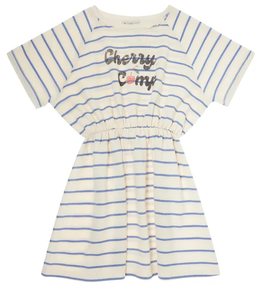 TOCOTO VINTAGE STRIPED DRESS (2-12Y)