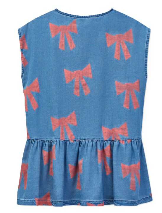 WYNKEN VELA DROP WAIST BOW DRESS(2-10Y)