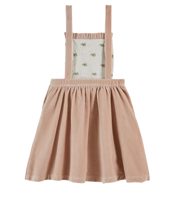 EMILIE & IDA VELOUR TULIP ROBE(2-10A)