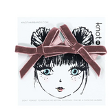 KNOT VELVET RIBBON MINI BOW SET (OS)
