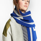 INDEE WALKMAN BI COLOUR SCARF W/LOGO (OS)