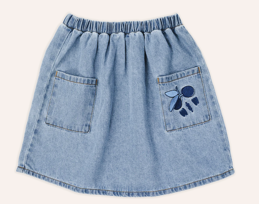 WANDER & WONDER GATHERED SKIRT(1-12Y)