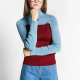 INDEE WAPITI FITTED 2 COLOR HIGH NECK TOP (XXS-XL)