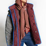 INDEE WAOWW STRIPED SCARF WITH HOOD (OS)