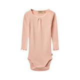 WHEAT LS LOTTA RIB BODY (3M-9M)