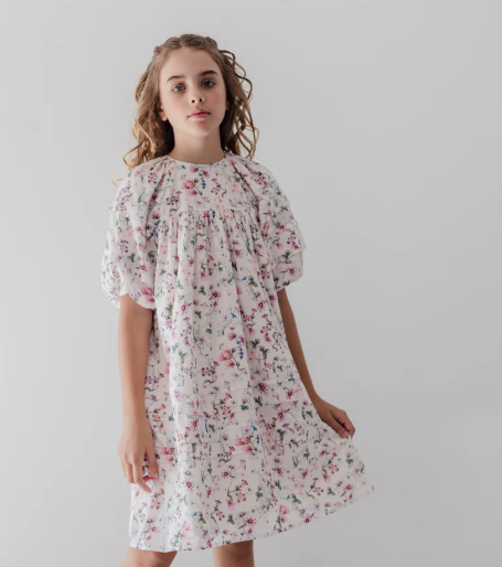 STEPH WHISPY VOILE DRESS (3-14Y)