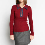 INDEE WINGFOIL POLO COLLAR W/SUEDE DETAILS (XXS-L)