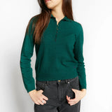 INDEE WODDEN HIGH NECK PULLOVER W/BUTTONS (10-L)