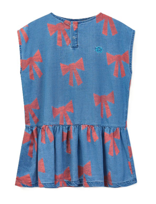 WYNKEN VELA DROP WAIST BOW DRESS(2-10Y)