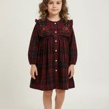 YO BABY WOVEN GIRLS DRESS (2-12Y)