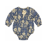 YO BABY WOVEN GIRLS ROMPER (9M-2Y)